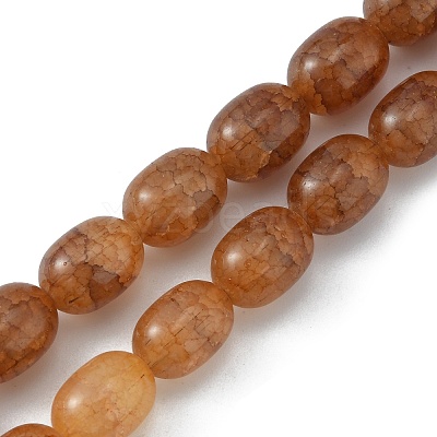 Imitation Cracked Jade Glass Beads GLAA-WH0032-05A-1