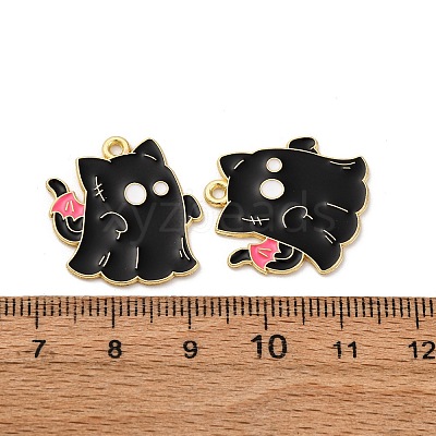 Halloween Alloy Enamel Pendants LS-STAS-I354-01G-F-1