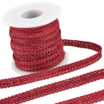 10Yards Polyester Lace Trim Ribbon OCOR-GF0004-83B-1