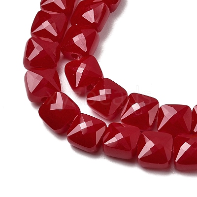 Opaque Glass Beads Strands GLAA-L050-C19-1