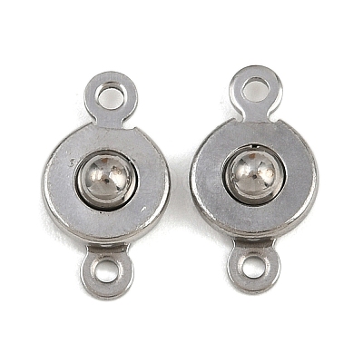 304 Stainless Steel Snap Clasps STAS-K311-03P-1
