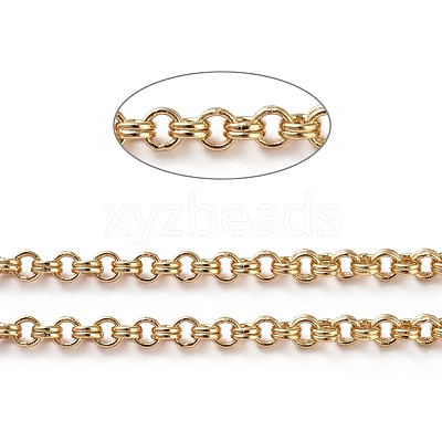 Soldered Brass Rolo Chains CHC-G005-22G-1