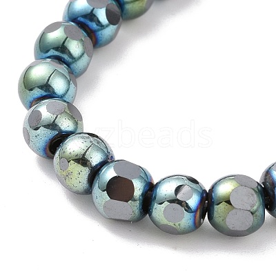 Electroplated Non-magnetic Synthetic Hematite Beads Strands G-G862-02-1