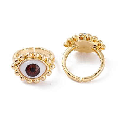 Brass Cuff Rings RJEW-M138-24G-A-1