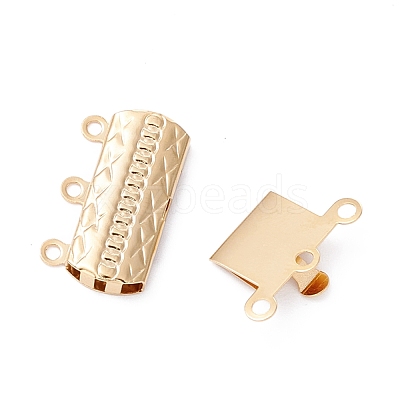 304 Stainless Steel Box Clasps STAS-P249-03G-A-1
