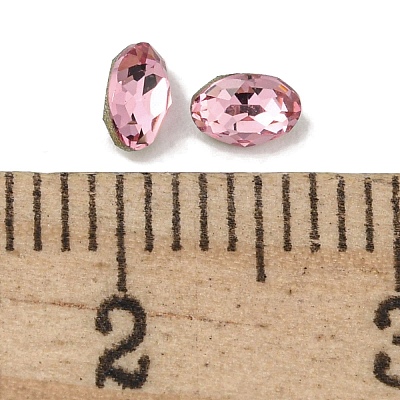 Glass Rhinestone Cabochons RGLA-L029-17C-1