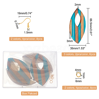 DIY Dangle Earring Making Kits DIY-OC0005-85-1