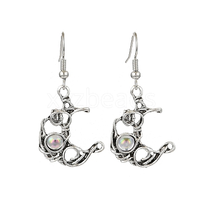 Alloy Resin Dangle Earrings EJEW-JE06370-02-1