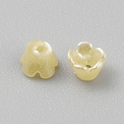 Opaque Resin Bead Caps RESI-CJC0015-29D-1