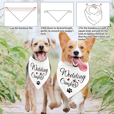 Cotton Dog's Kerchief AJEW-WH0503-091-1