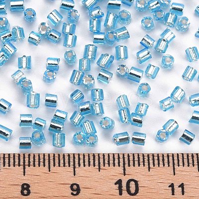 8/0 Glass Bugle Beads SEED-S032-07A-23-1