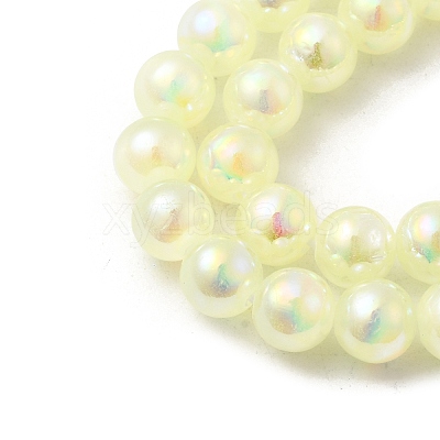 Plating Natural Selenite Beads Strands G-G120-A01-02-04-1