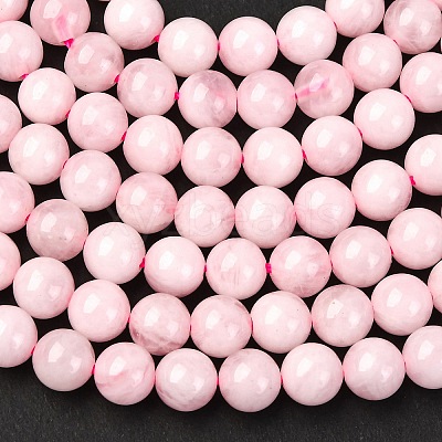Natural Madagascar Rose Quartz Beads Strads X1-G-D655-6mm-1