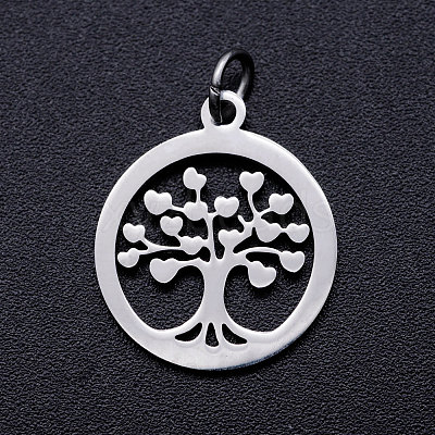 Non-Tarnish 304 Stainless Steel Pendants STAS-T046-JA350-1A-1