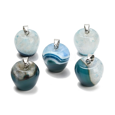 Teachers' Day Natural Agate Pendants GG-K002-14D-1
