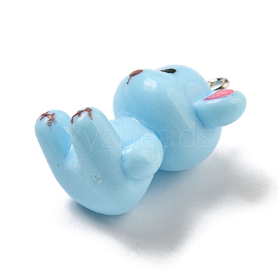 10Pcs Opaque Resin Pendants RESI-H160-01P-07-1