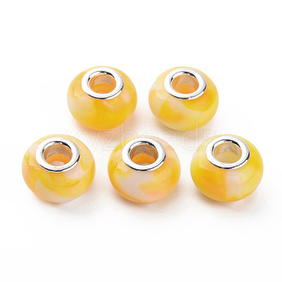 Opaque Resin European Beads X-RPDL-T003-005-1