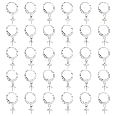 30Pcs 314 Stainless Steel Leverback Earring Findings STAS-UN0037-62-1