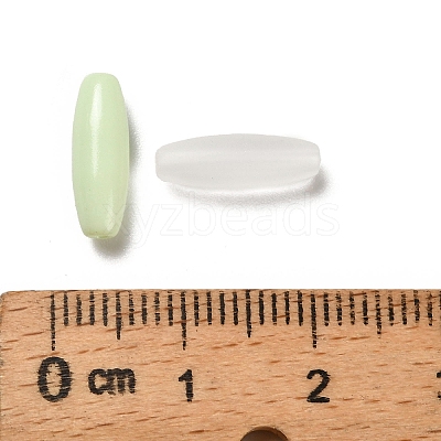 Painted Glass Beads GLAA-C037-01B-1
