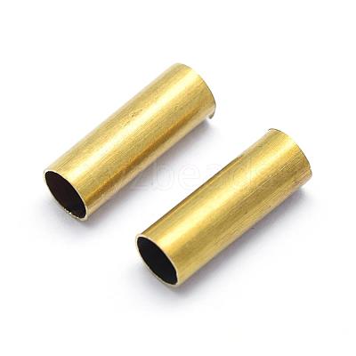 Brass Tube Beads KK-A143-30C-RS-1