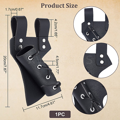 PU Leather Waist Sheath AJEW-WH0001-47B-1