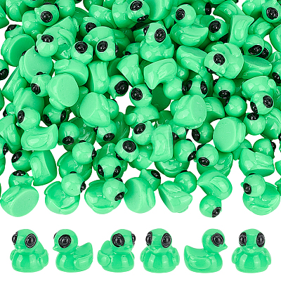 120Pcs Resin Duck Mini Model DJEW-MA0001-07-1