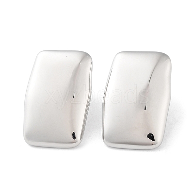 Non-Tarnish 304 Stainless Steel Stud Earring EJEW-H116-01A-P-1