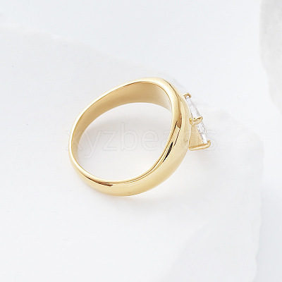 304 Stainless Steel Glass Finger Rings LS-MD8256-3-1