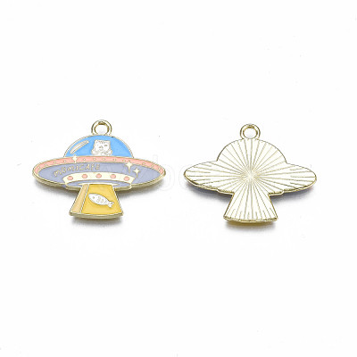 Alloy Enamel Pendants X-ENAM-S115-186-1