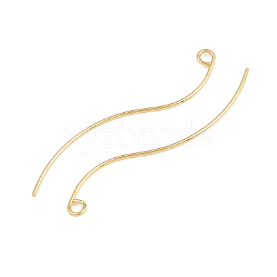 Brass Earring Findings KK-A274-17C-G-1