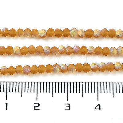 Imitation Jade Glass Beads Strands EGLA-A034-T2mm-MB04-1