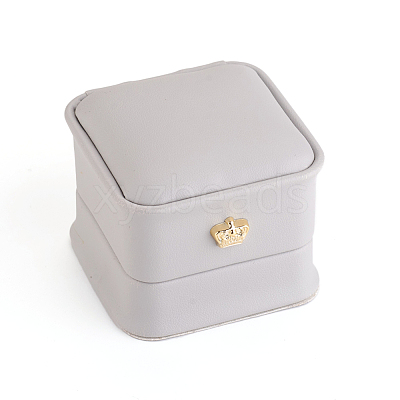 PU Leather Ring Gift Boxes LBOX-L005-A02-1