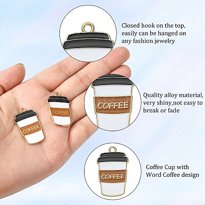 Alloy Enamel Pendants ENAM-CJC0002-32G-1