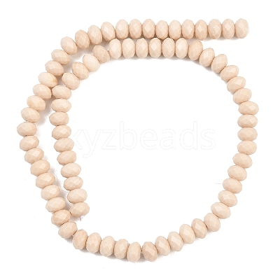Natural Petrified Wood Beads Strands G-C259-A30-5x8mm-1