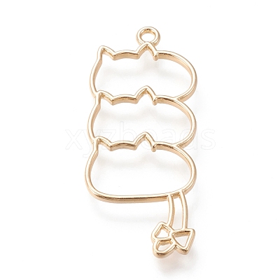 Alloy Open Back Bezel Pendants PALLOY-K246-01KCG-RS-1