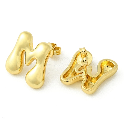 Rack Plating Brass Earrings EJEW-S222-01G-M-1