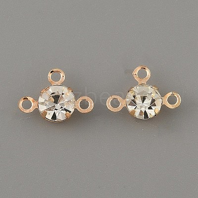 Brass Pave Clear Glass Chandelier Component Links LS-FIND-WH0152-919KCG-1