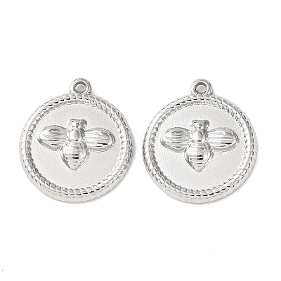 304 Stainless Steel Pendants STAS-P432-01C-P-1