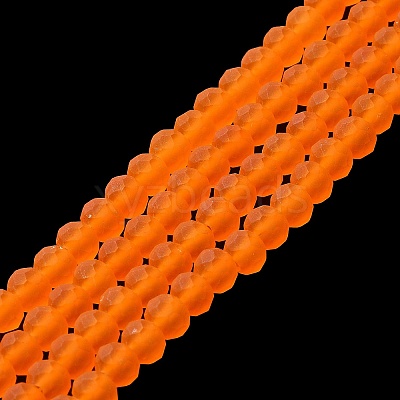Transparent Glass Beads Strands EGLA-A034-T6mm-MD25-1
