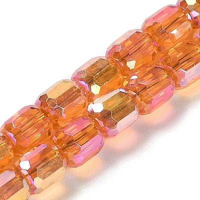 Electroplate Glass Beads Strands EGLA-D030-19C-1