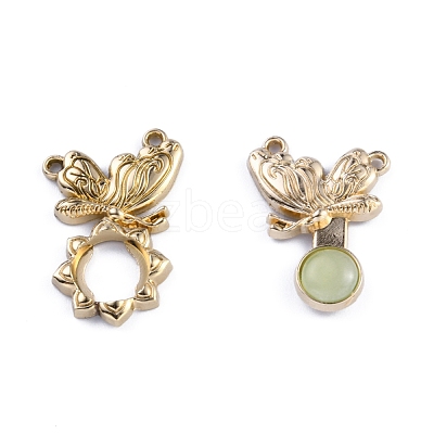 Alloy Snap Lock Clasps FIND-WH0048-67A-1