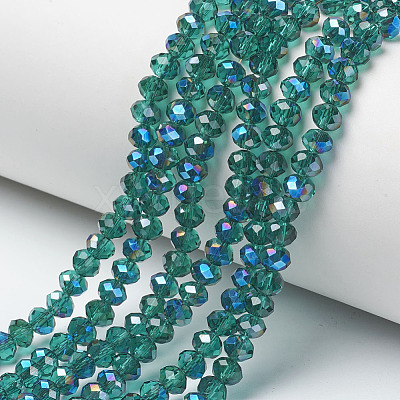 Electroplate Glass Beads Strands EGLA-A034-T2mm-I15-1