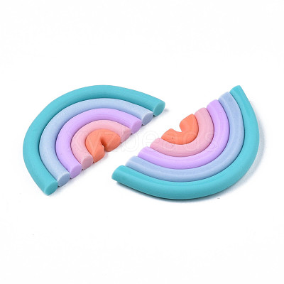 Handmade Polymer Clay Cabochons CLAY-N010-030-04-1