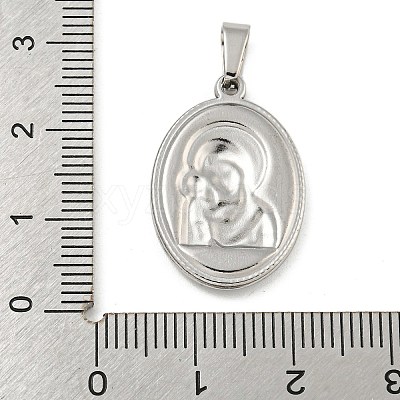 Non-Tarnish 304 Stainless Steel Pendants STAS-B071-02A-14P-1