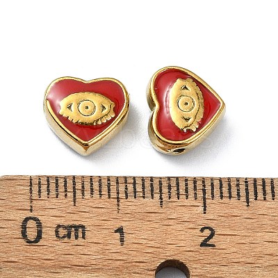 Ion Plating(IP) 304 Stainless Steel Enamel Beads STAS-Q318-11-1