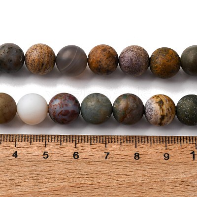 Natural Ocean Agate/Ocean Jasper Beads Strands G-G772-06-B-1