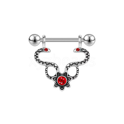 304 Stainless Steel Nipple Rings WG424A2-15-1