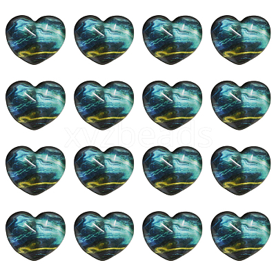 40Pcs Lampwork Cabochons LAMP-PH0001-43A-1