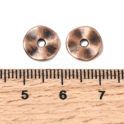 Tibetan Style Alloy Wavy Spacer Beads RLF9350Y-NF-1