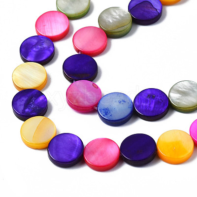 Natural Freshwater Shell Beads Strands SHEL-S278-018-1